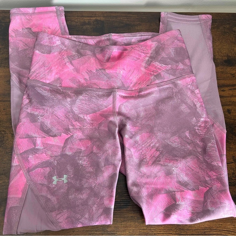 Under Armour Pink and Purple Patterned Leggings